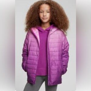GAP Kids Vibrant Purple Puffer Jacket